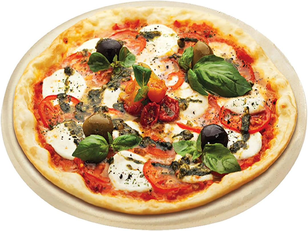 BBQ-Scout 8350 Primo Pizza Stein Natur 30 cm für Oval 400 XL, 300 Large, 200 Junior und Kamado