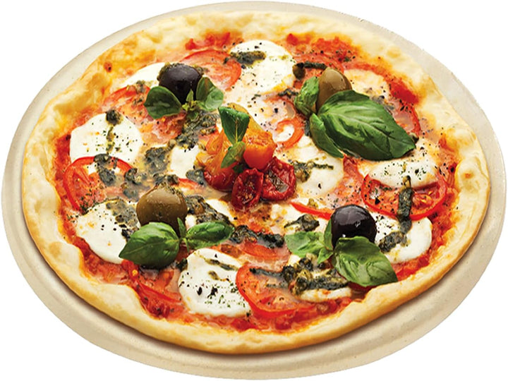 BBQ-Scout 8350 Primo Pizza Stein Natur 30 cm für Oval 400 XL, 300 Large, 200 Junior und Kamado