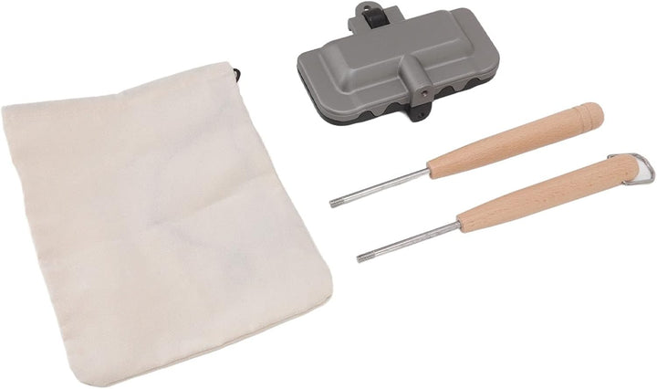 Sandwichmaker für Camping, Antihaft Grillpfanne, Doppelseitige Bratpfanne für Sandwich, Panini und T