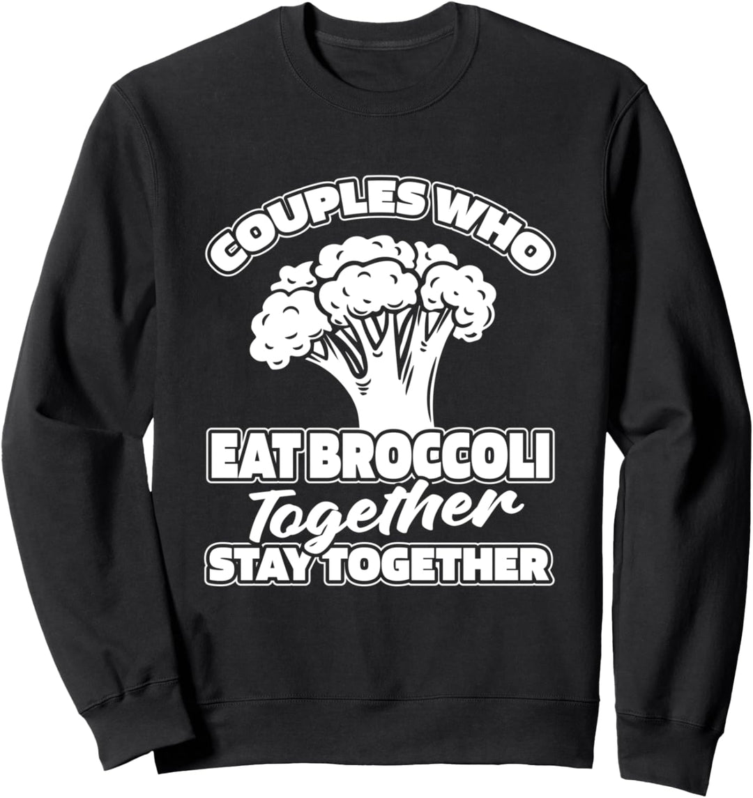 Brokkoli Paar Veggie Gemüse - Broccoli Vegetarisch Brokkoli Sweatshirt