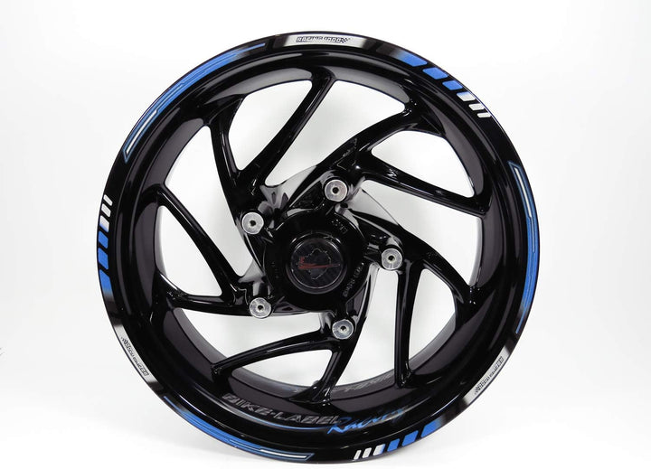 BIKE-label Felgenrand-Aufkleber Set für 16'' 17'' 18'' Zoll Felgen Racing 1000-780002