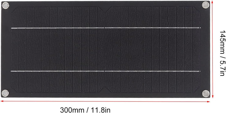 600-W-Solarpanel-Kit 18-V-Solarladepanel-Set Leichtes Solarpanel-Kit mit Batterie und Wechselrichter