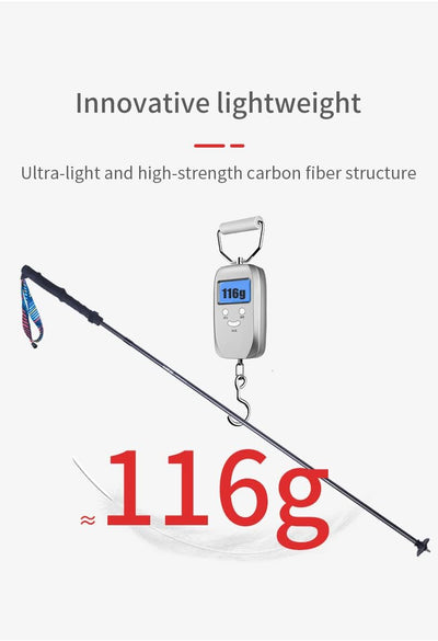 Trekkingstöcke faltbar, leicht, AONIJIE Canbo Fiber Wanderstöcke, 110/120cm Ultraleicht für Wandern
