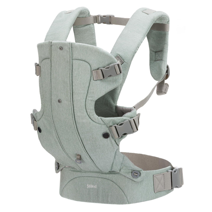Fillikid - Ergonomische Babytrage/Kindertrage 4in1 - Bauchtrage, Rückentrage, variable Blickrichtung