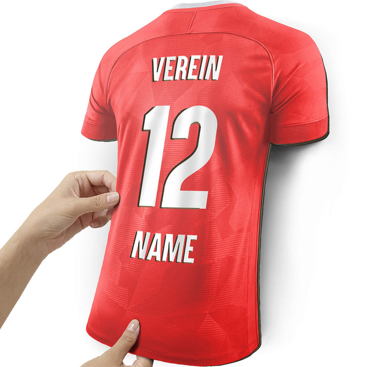 Elbeffekt Trikotlampe für Würzburg Fans aus Holz - personalisierbares Geschenk - schenke Dein indivi