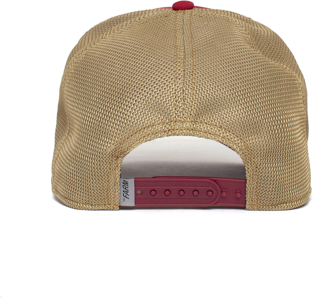 Goorin Bros. Trucker Cap Jacked Casino Serie Red Rot Beige, Jacked