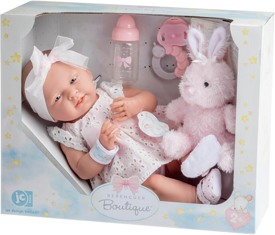 jc toys - Babypuppe, weiss (18059), Weiss