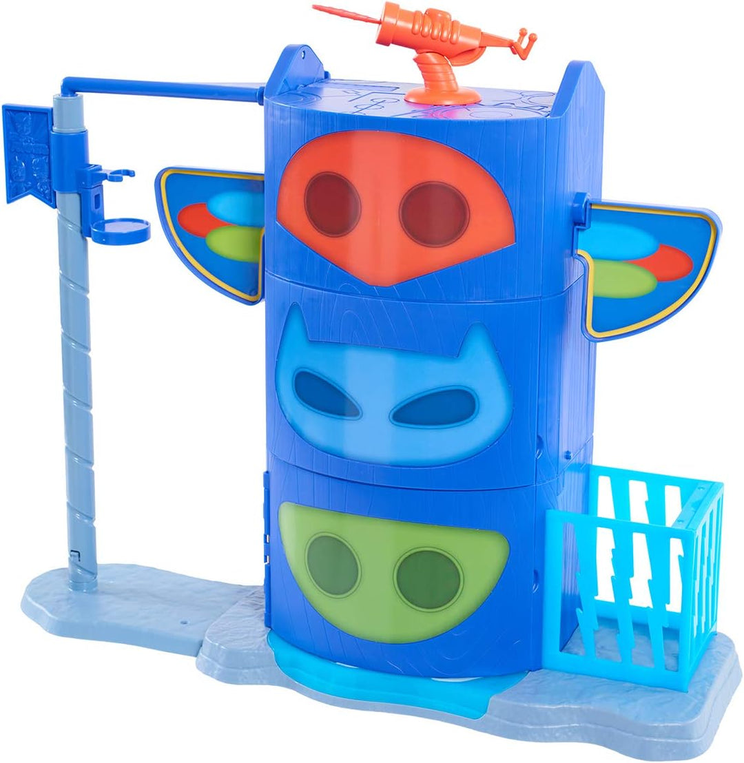 Simba 109402375 - PJ Masks Hauptquartier / Mission Control Spielset / mit Catboy und Romeo Figur / P