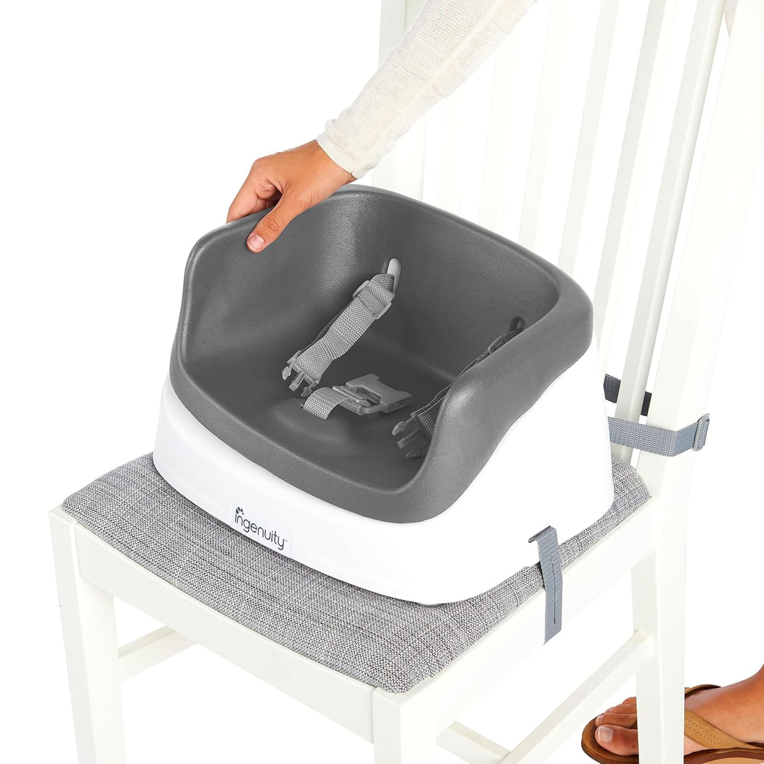 Ingenuity Sitzerhöhung Stuhl, Essen und Fütterung Sitz für Kleinkinder, Boostersitz mit Dreipunktgur