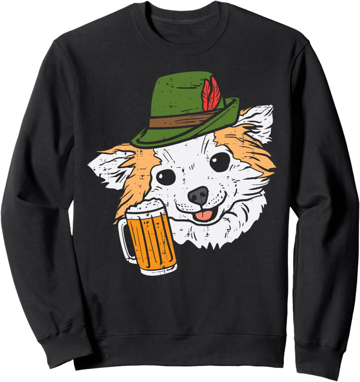 deutsch chihuahua bayrisch oktoberfest chiwawa hund herren damen Sweatshirt