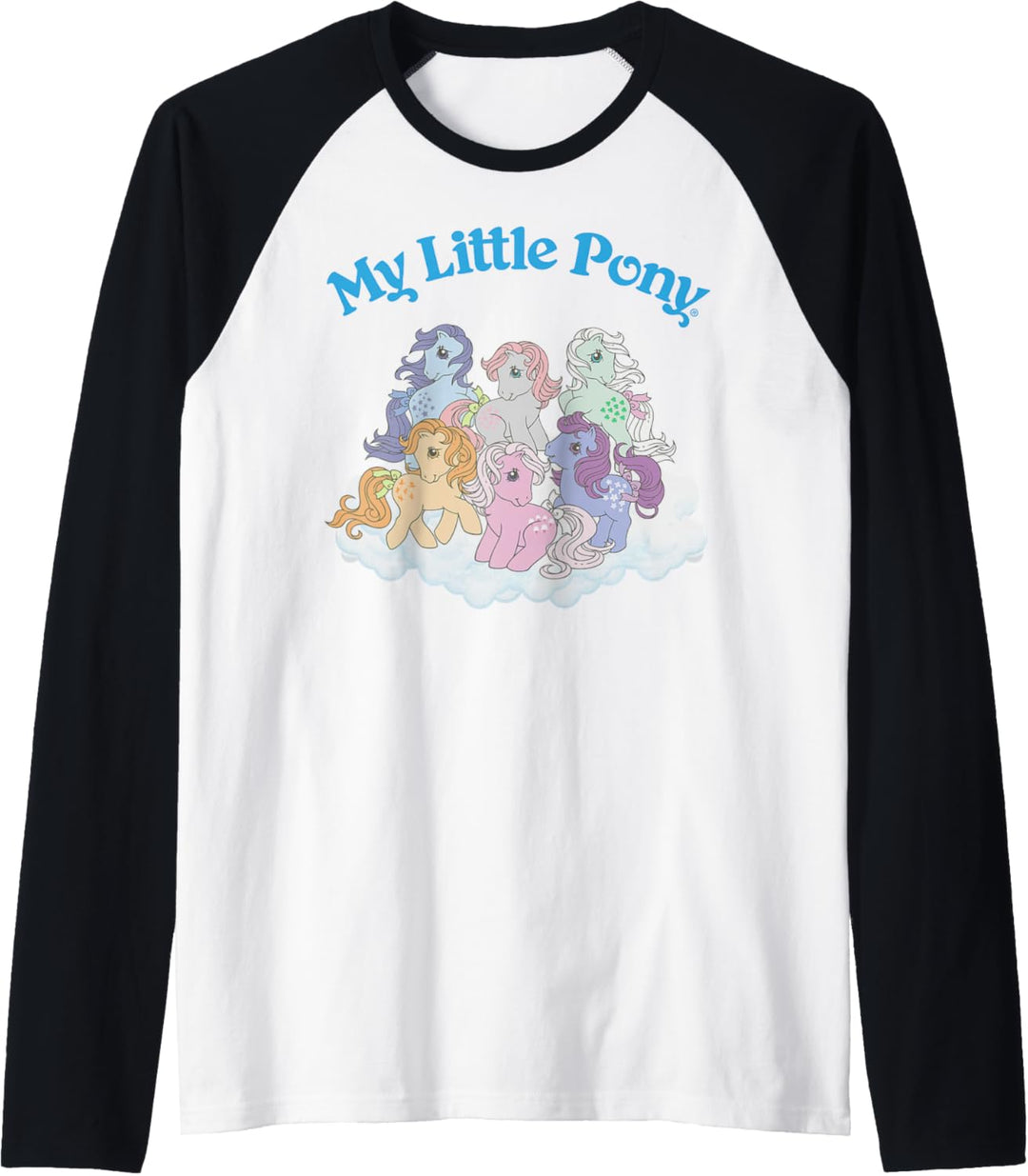 My Little Pony Original First Generation Pony Group Shot Raglan