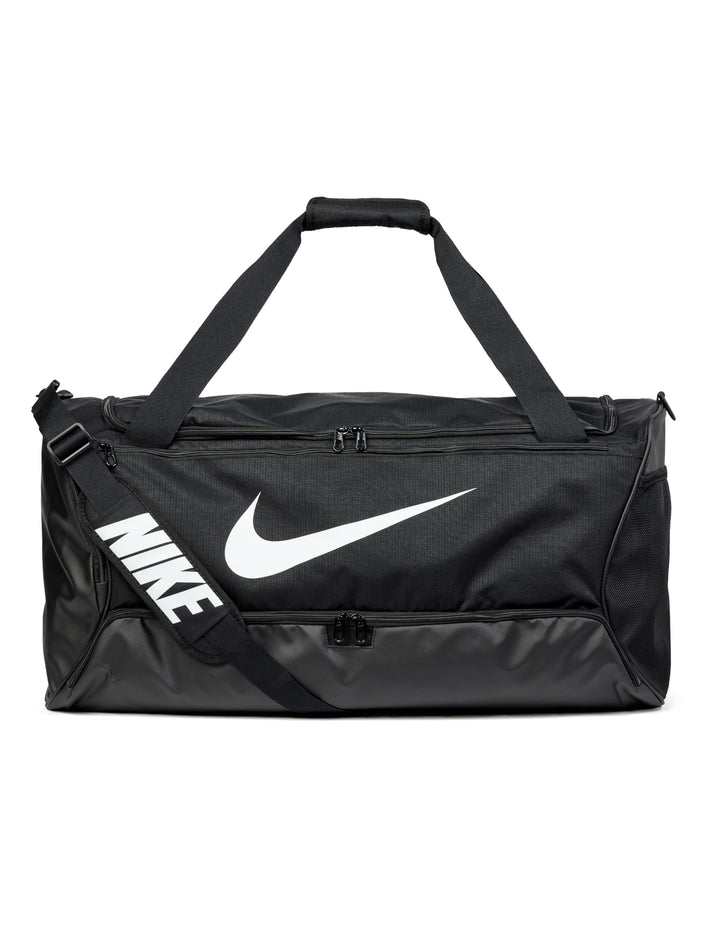 Nike Brasilia 9.5 Trainingstasche (Medium, 60 l), DH7710 Black/Black/White Einheitsgrösse, Black/Bla