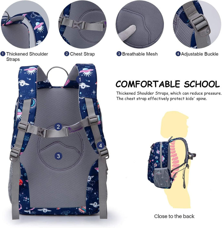 MOUNTAINTOP Kinderrucksack Daypack Grundschule Rucksack Tagesrucksack Schulrucksack Mädchen Jungen f