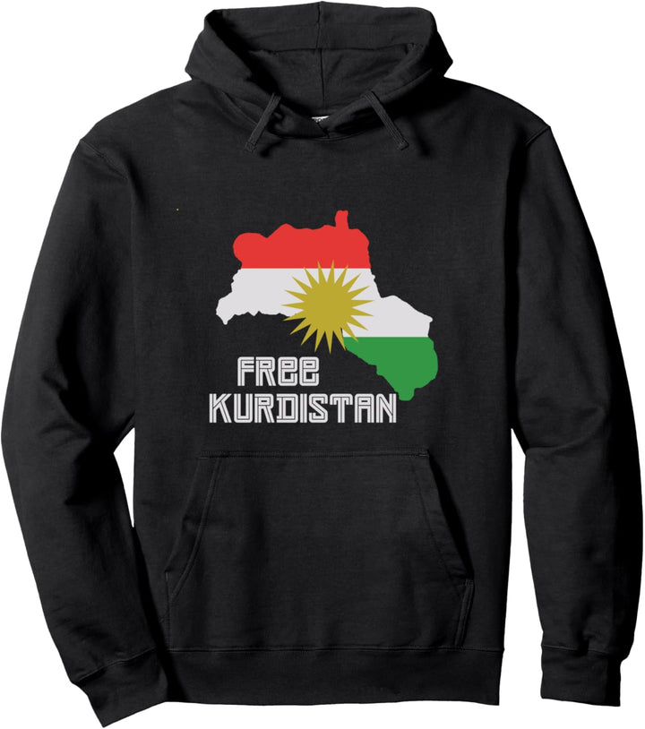 Free Kurdistan Solidarität mit Rojava Pullover Hoodie