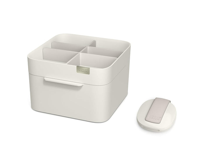 Joseph Joseph Make Me up Kompakter Spiegel und Kosmetik-Organizer-Set, Shell Spiegel + Organizer, Sp