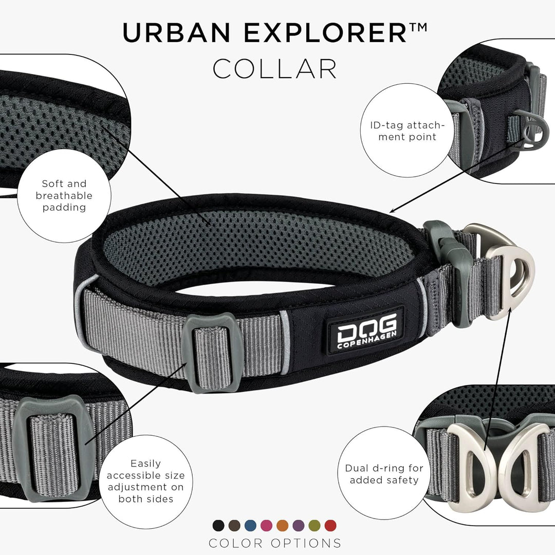 DOG Copenhagen Hundehalsband V2 Urban Explorer Collar Black Grösse XS XS Black | Schwarz (Version 20