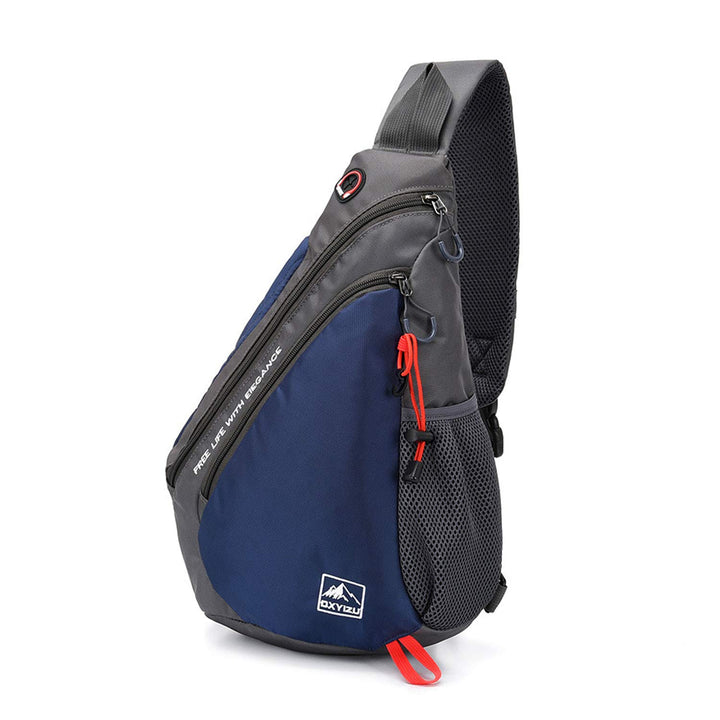 FANDARE Leicht Brusttasche Sling Rucksack Schultertasche Chest Bag Crossbody Umhängetasche Sporttasc