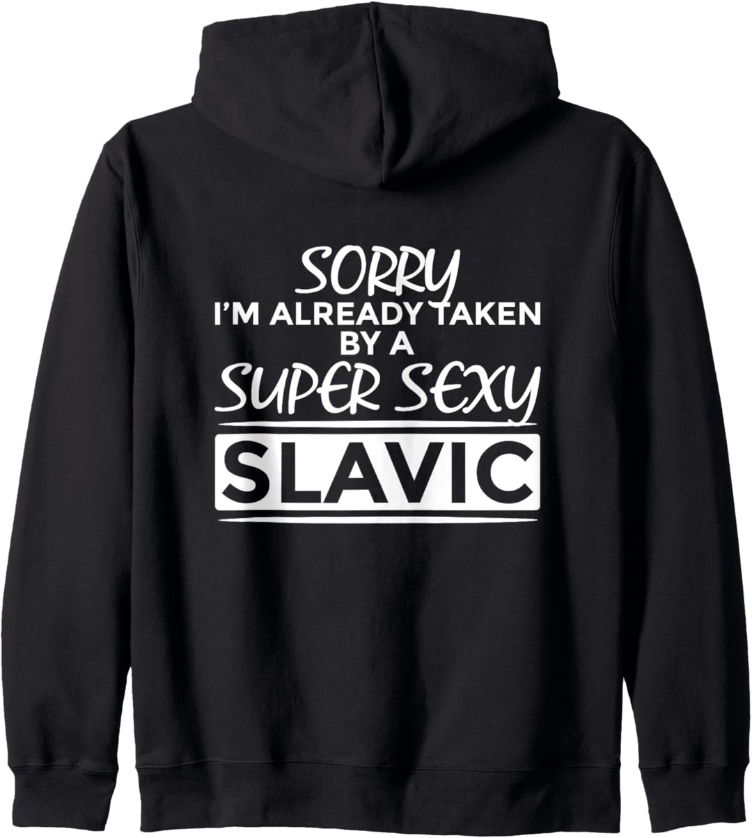 Bereits von einem super sexy Slawen eingenommen Kapuzenjacke