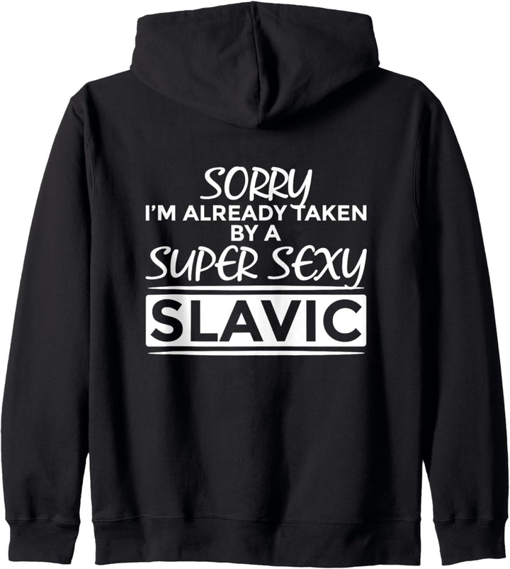 Bereits von einem super sexy Slawen eingenommen Kapuzenjacke