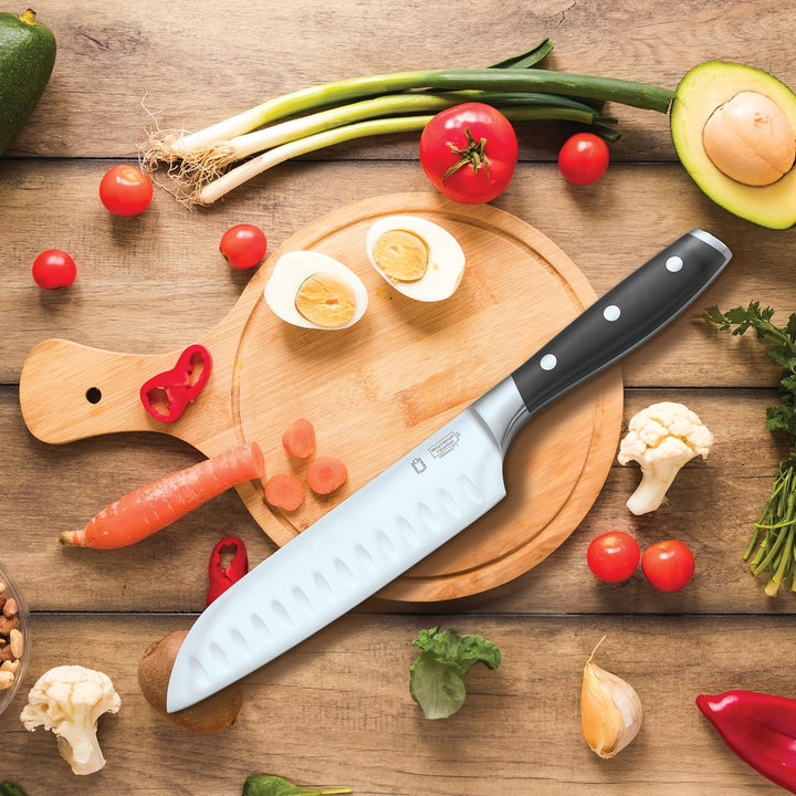 METRO Professional Santoku Messer | 18 cm | Molybdenum Vanadium Stahl | Klingenlänge 18 cm | Profi C