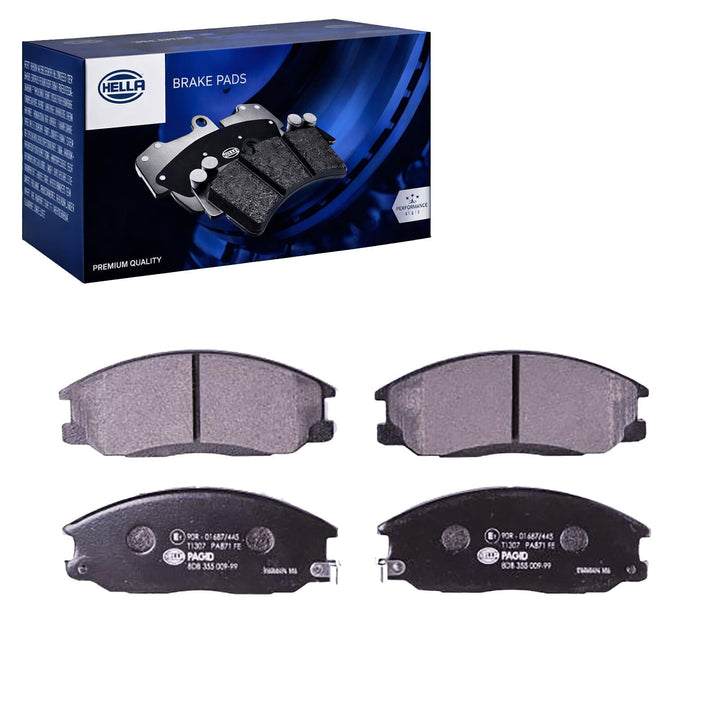 HELLA PAGID 8DB 355 009-991 Bremsbelagsatz - T1307 - Dicke/Stärke: 17mm - Bremssystem: Mando - mit a