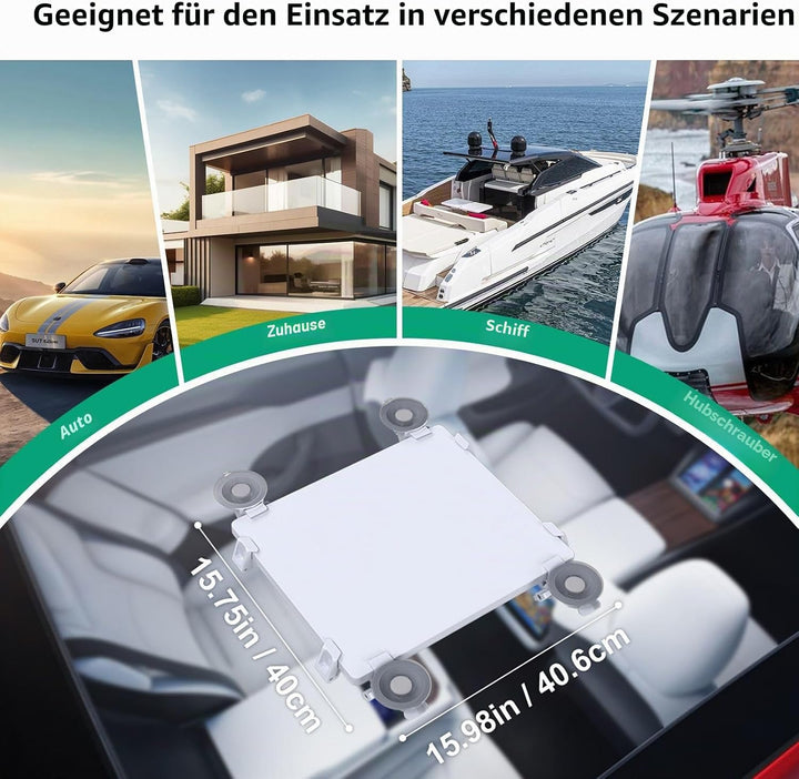 Starlink Mini Autohalterung für Armaturenbrett, Starlink Mini Saugnapfhalterung, Starlink Mini Auto