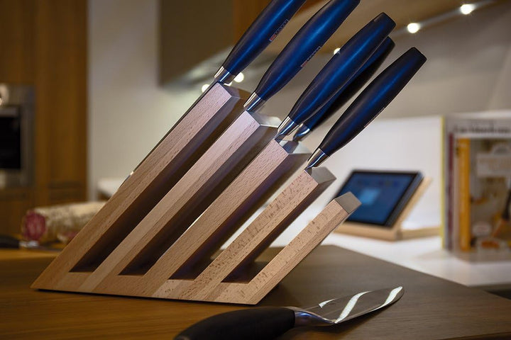 Arte Legno 42 Messerblock, Buchenholz, Natur 9 Knives Natur, 9 Knives Natur