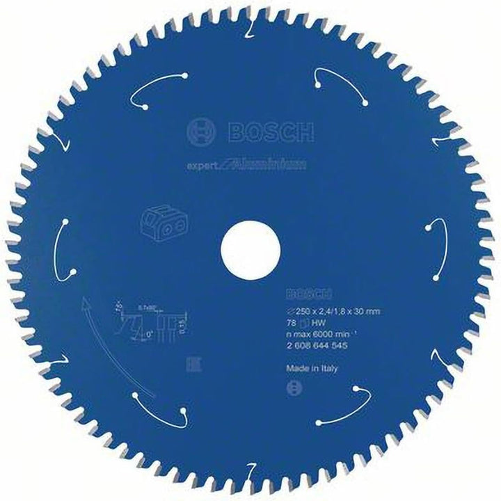 Bosch Accessories 1x Kreissägeblatt Expert for Aluminium (für Aluminium, Sägeblatt Ø 254 x 2,4/1,8 x