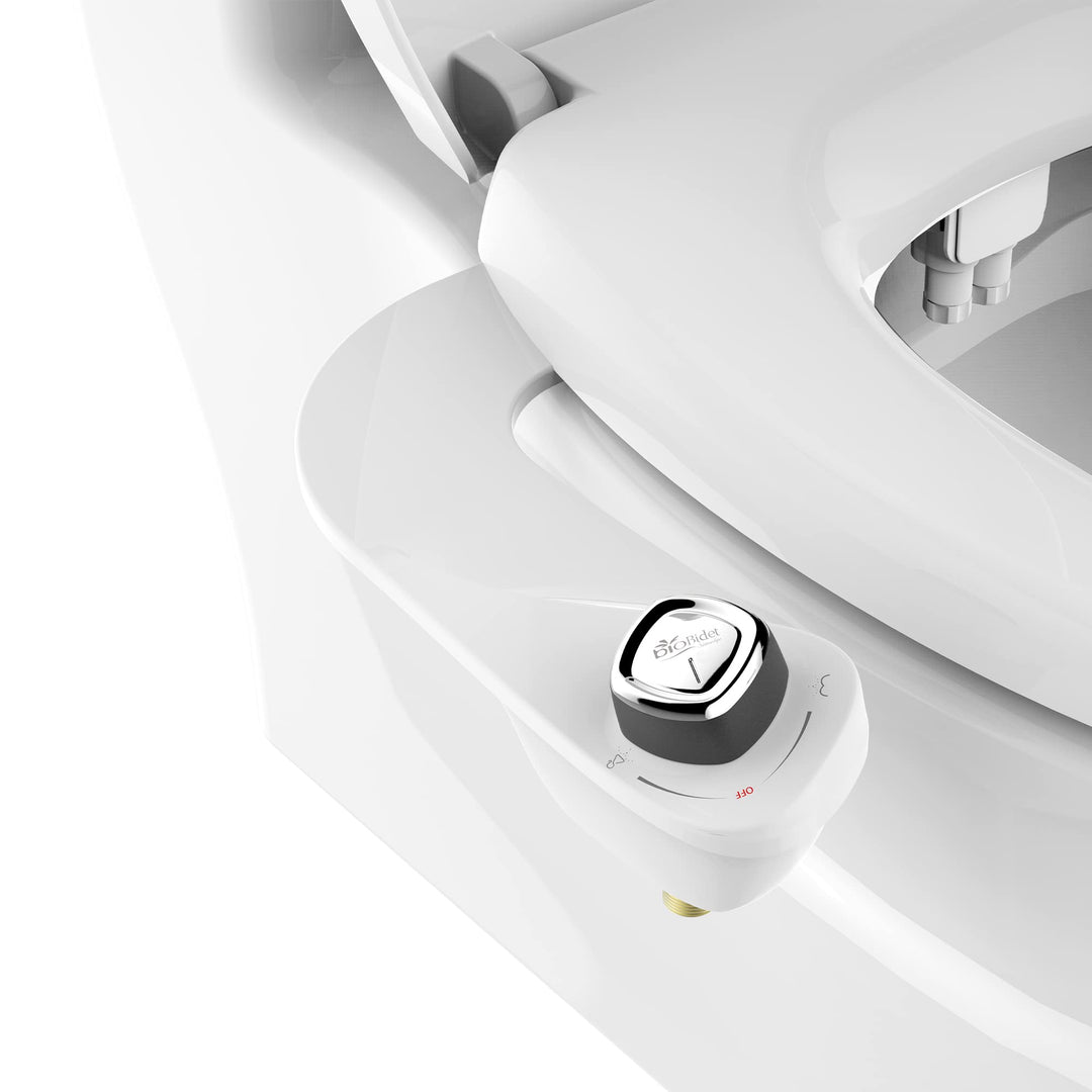 Bio Bidet, schmaler Rand, universelle Passform, nicht elektrisch, Bidet-WC-Aufsatz 1 Pack Komfort-Ko