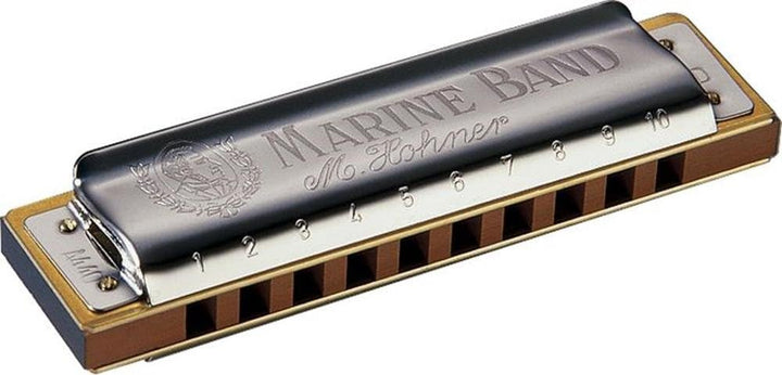 Hohner 1896 Marine Band in C, Chrome Einzelbett, Einzelbett