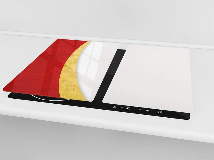 Kochplattenabdeckung Stove Cover und Schneideplatten SINGLE mit 60 x 52 cm und DOUBLE - zwei Bretter