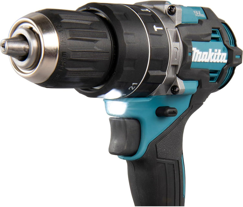 Makita HP002GA202 Akku-Schlagbohrschrauber 40V max. / 2,0 Ah, 2 Akkus + Ladegerät im MAKPAC mit 2 Ak