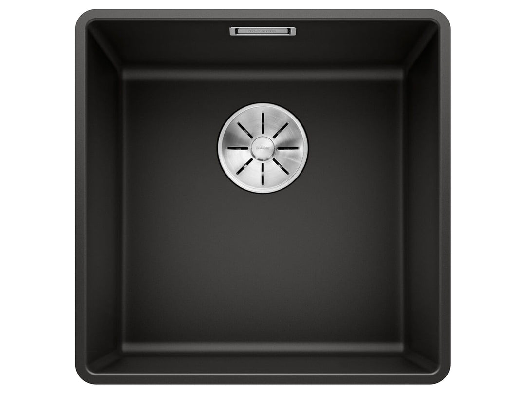 BLANCO SUBLINE 400-F | SILGRANIT schwarz | Einbauart: Flächenbündig | ohne Ablauffernbedienung | 50e