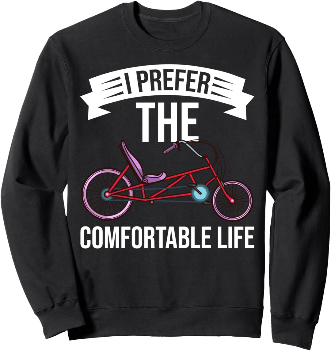 Recumbent Bike Geschenk Fahrrad Trike Biker Sweatshirt