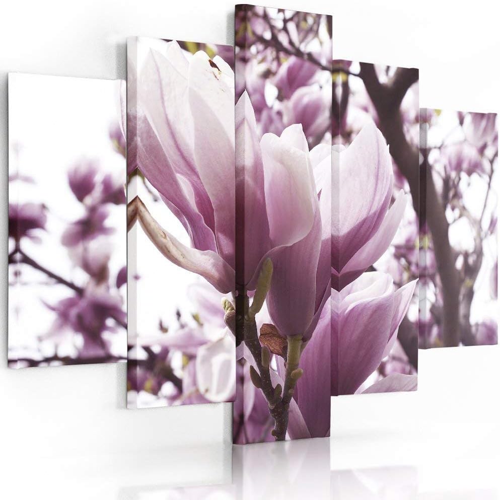 Feeby. Leinwandbild - 5 Teile - Bilder, Wand Bild, Wandbilder, Kunstdruck XXL, 5-Teilig, Typ A, 200x