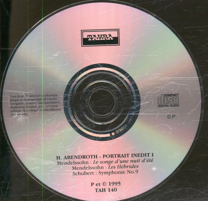 Hermann Abendroth,Volume 1, Audio-CD