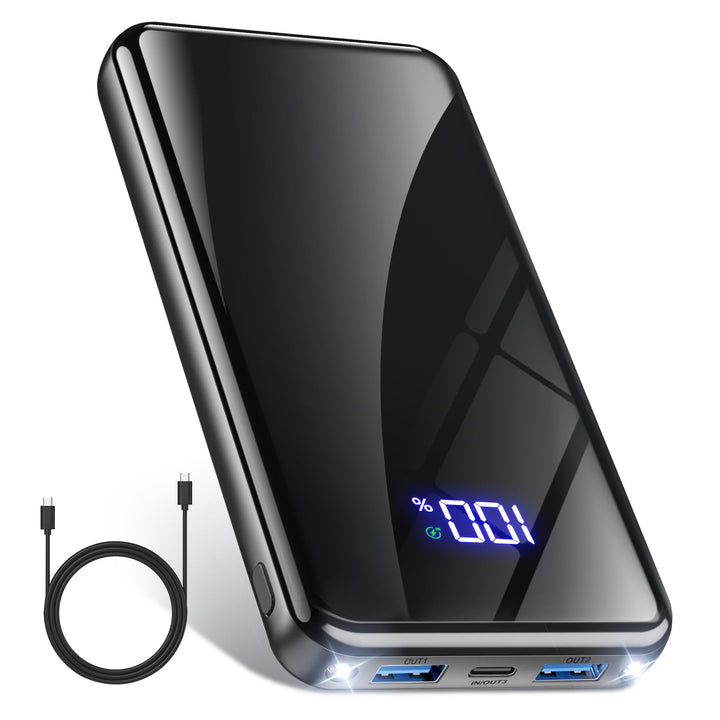 Power Bank,20000mAh Powerbank Schnellladefunktion 22,5W USB-C PD3.0 & QC4.0 Tragbarer Externer Handy