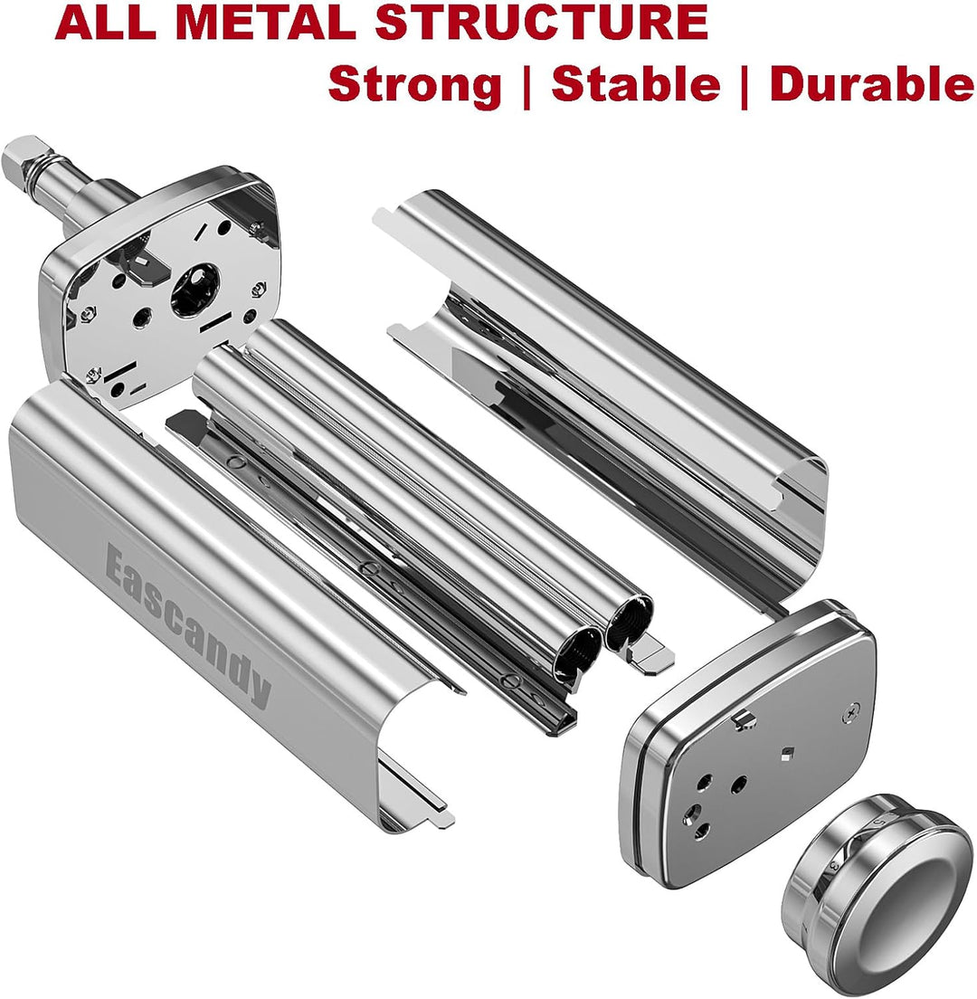 Nudelrollenaufsatz für KitchenAid, Edelstahl Nudelrollenaufsatz für KitchenAid Standmixer, 8 Gänge E