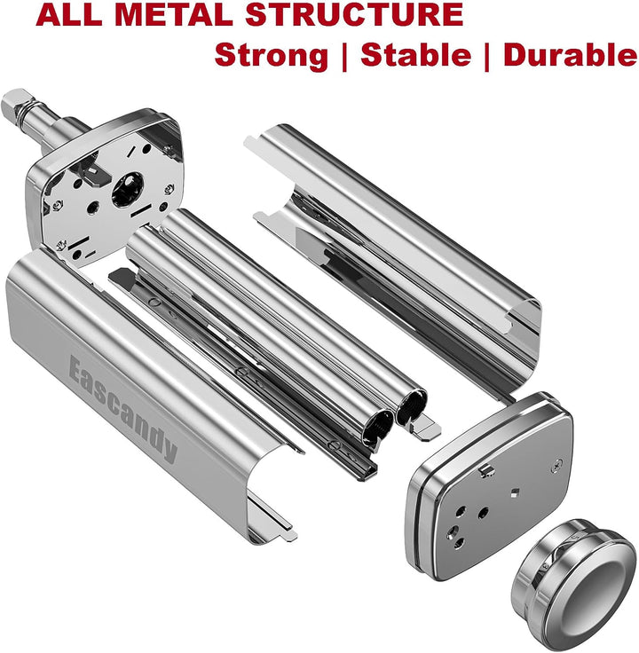 Nudelrollenaufsatz für KitchenAid, Edelstahl Nudelrollenaufsatz für KitchenAid Standmixer, 8 Gänge E