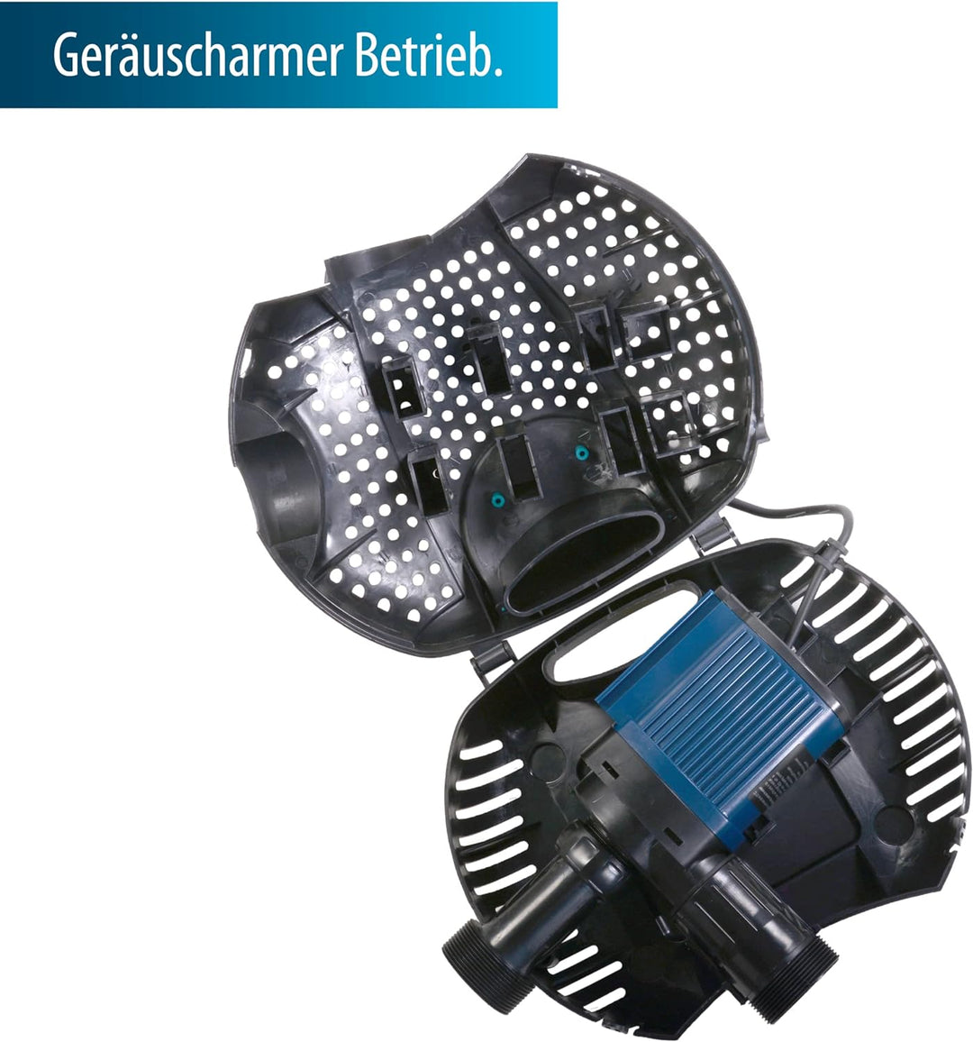 AquaForte O-Plus 10.000 Niederspannungs-Filterpumpe (12 Volt) Filterpumpe, 85 Watt, Maximale Förderm