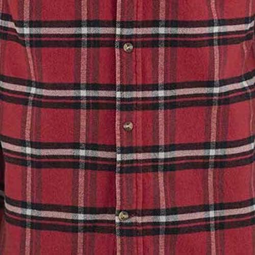 Fjällräven Herren Övik Heavy Flannel Shirt M Langarm-Hemd S Rot, S Rot