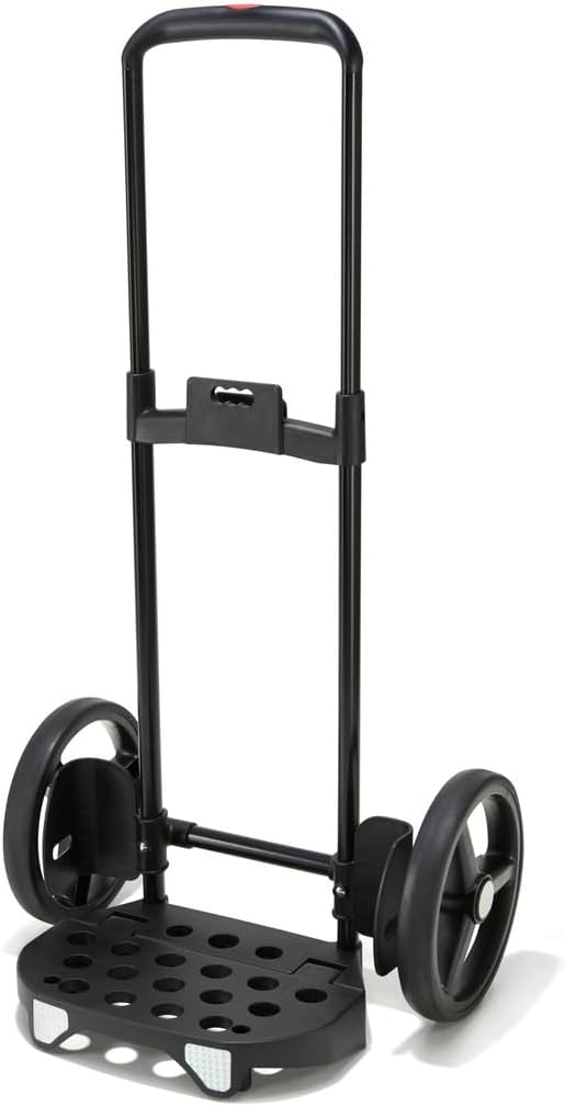 reisenthel citycruiser Set (Rack + Bag) Tasche Glossy dots Black + Rack Black - Praktische Einkaufst