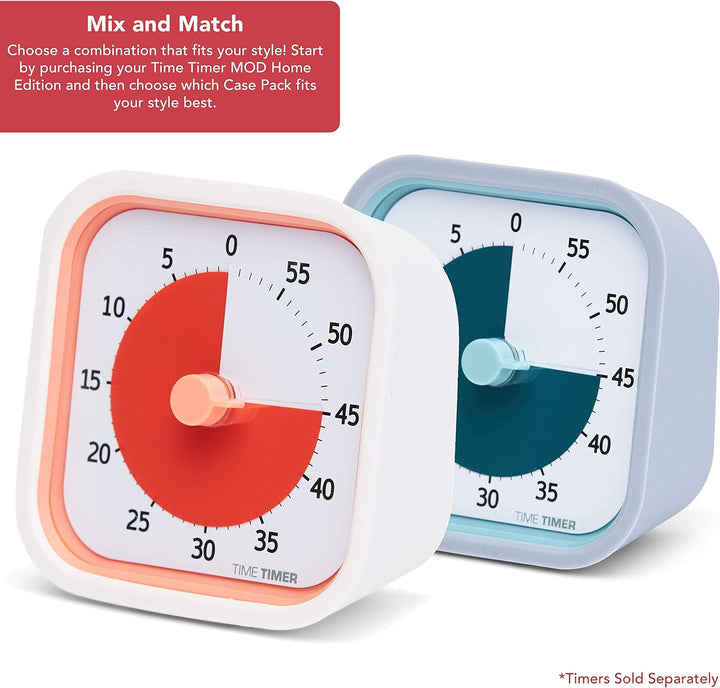 Time Timer Home MOD — 60 Minuten Kinder visueller Timer Home Edition — für Heimschule Zubehör, Lernw