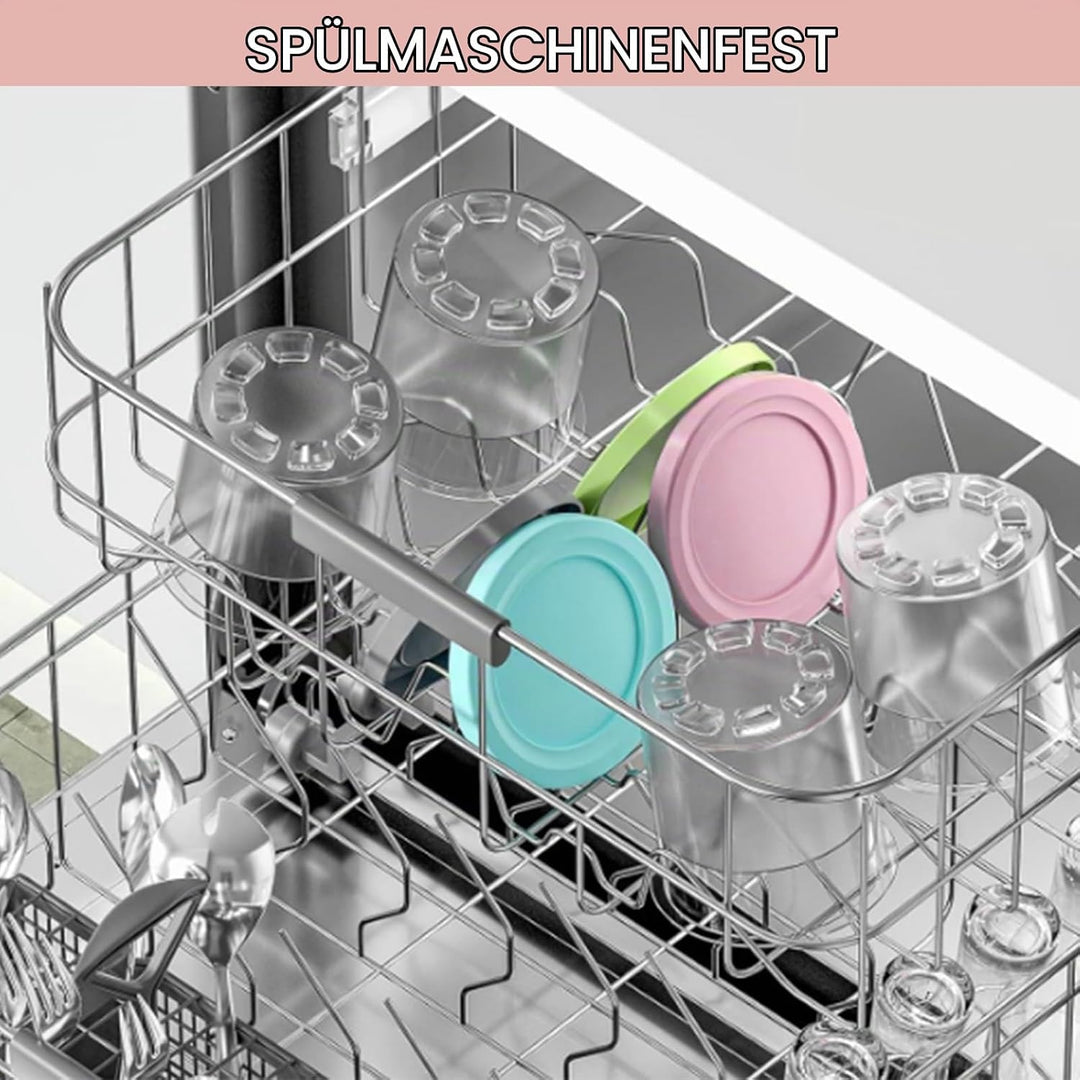 4 Stück Creami Behälter für die Ninja Creami Eismaschine, Ice Cream Behälter Kompatibel mit NC301 NC