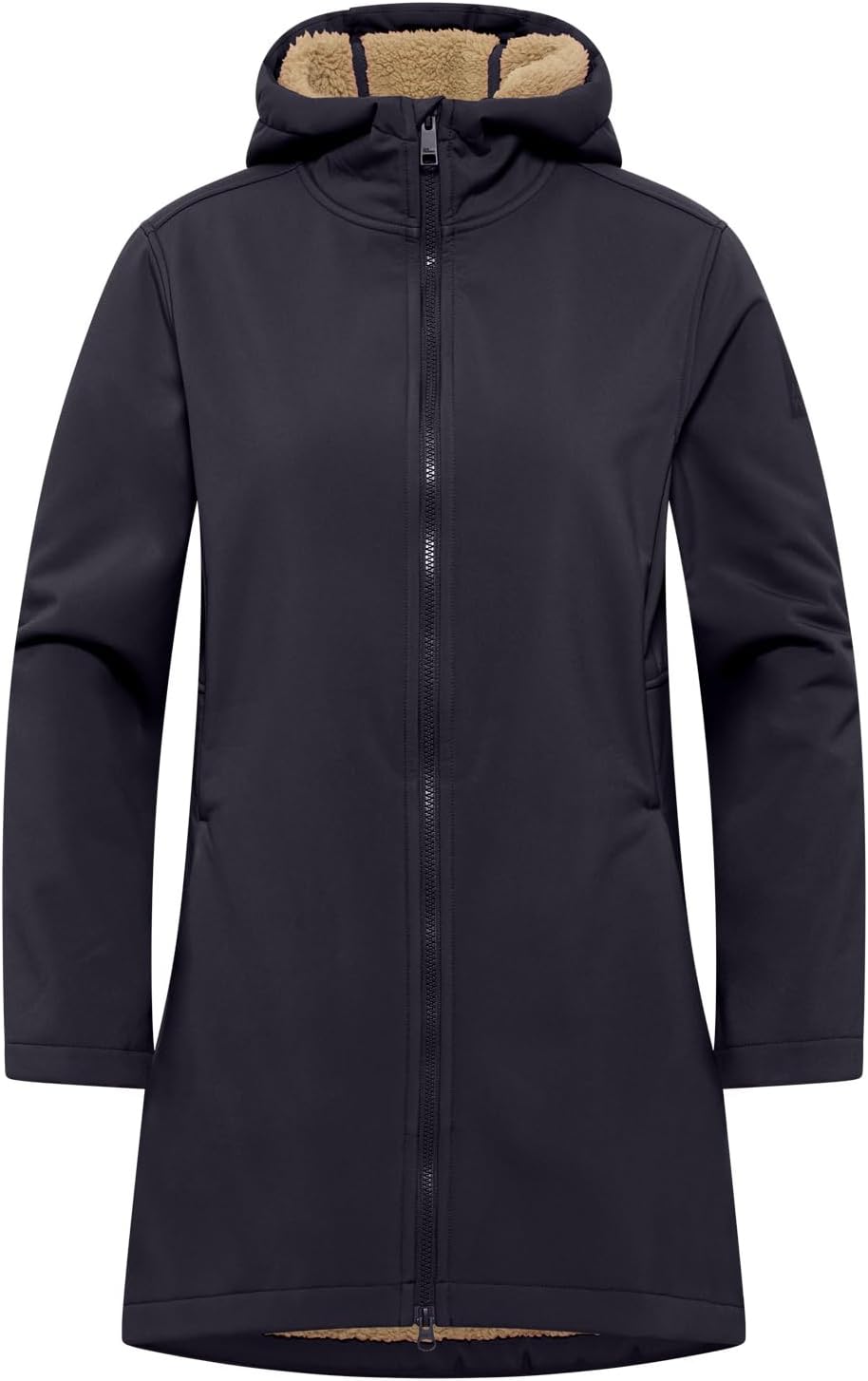 Jack Wolfskin Damen Windland Coat W Softshellmantel, XS dark navy