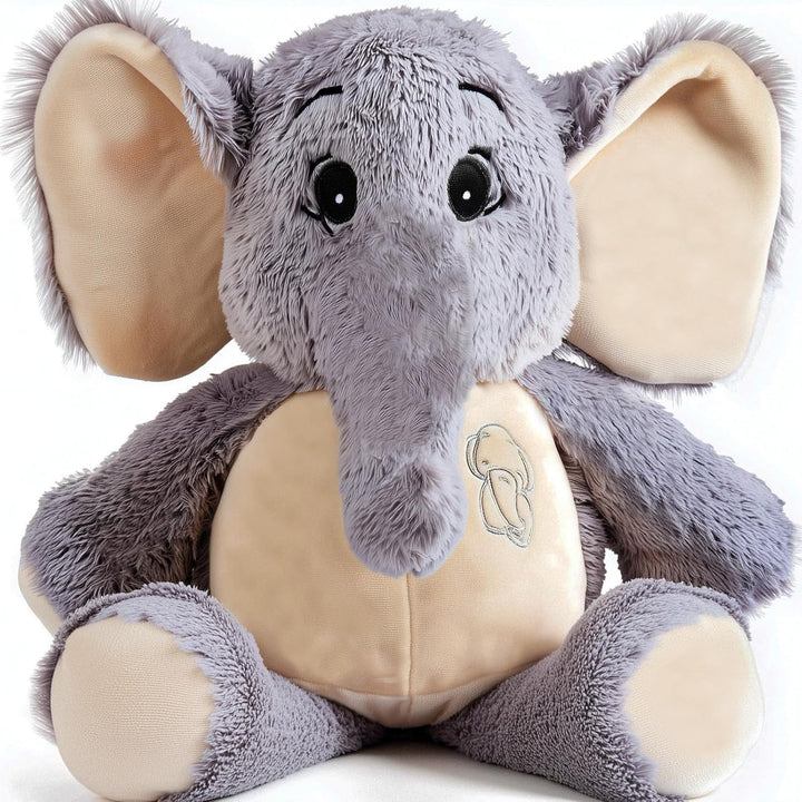 Annco 68cm-128cm Elefanten-Plüschspielzeug, niedliches, beruhigendes Elefantentier, Stoffpuppe, Bett