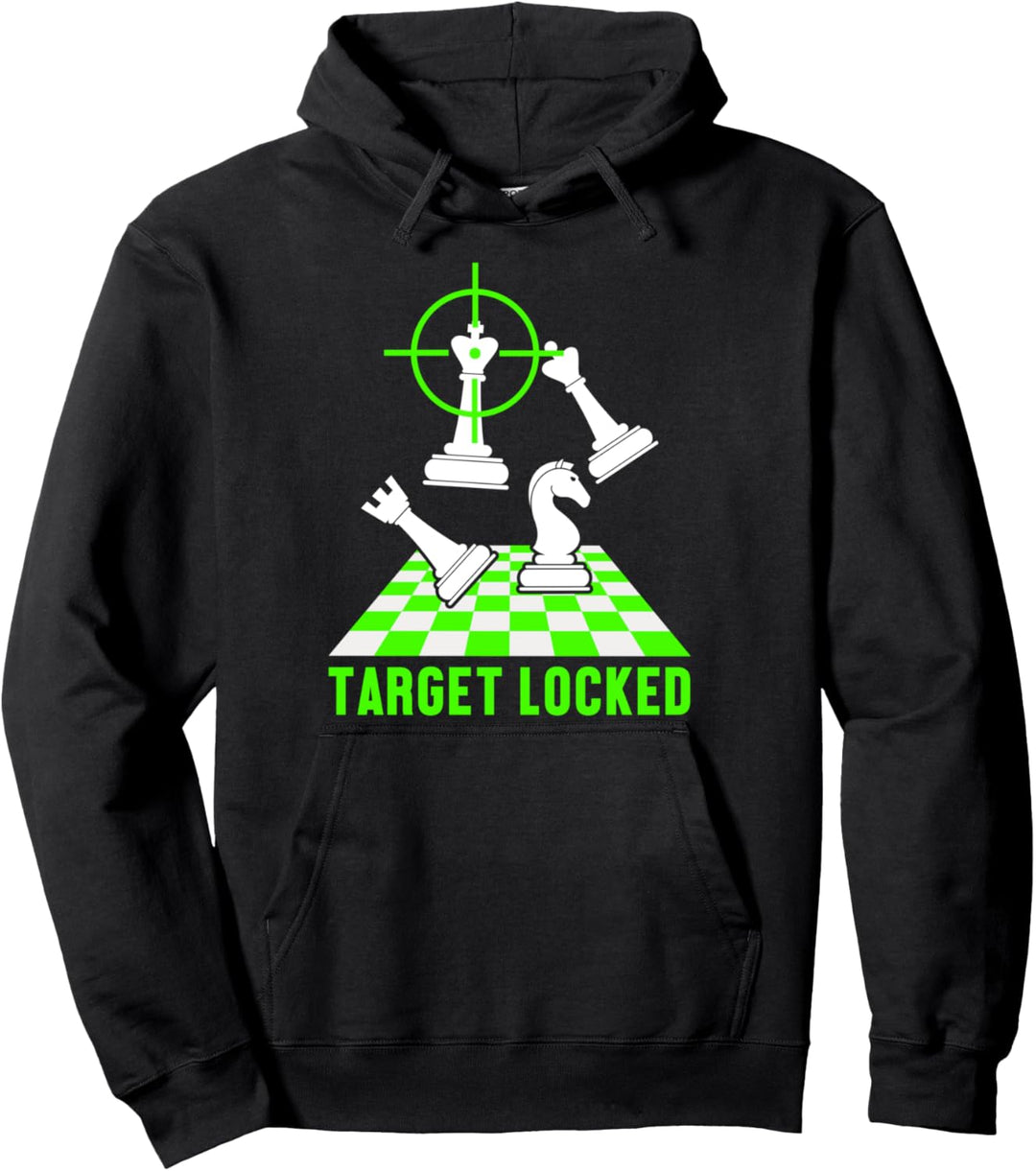 Schach Schachmatt Schachbrett Schachfigur Schachspieler Pullover Hoodie