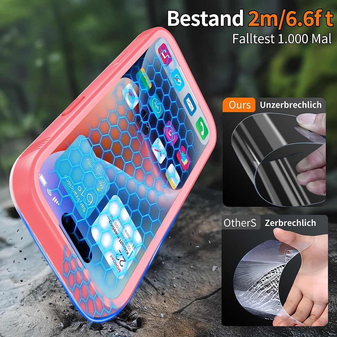 Cozycase TOP Militärschutz wasserdichte 360 Hülle Für iPhone 17 Pro | Outdoor Panzerhülle Full Armor