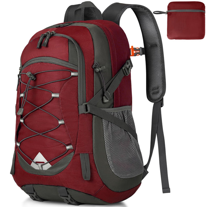 IGOLUMON Wanderrucksack Herren Damen 40L Wasserdichter Rucksack Leicht Faltbarer Reiserucksack Trekk