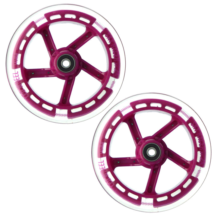Apollo City Scooter Ersatzräderset Pro Wheels - ABEC 7 Kugellager, Roller Rad Ersatz-Räder passend f